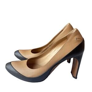 Costume national leather heel court shoes Sz: IT:39/US:9
